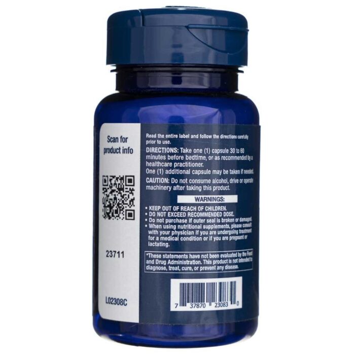 Life Extension Herbal Sleep PM - 30 kapsułek - obrazek 3
