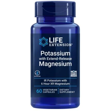 Life Extension Potas z Magnezem o przedłużonym uwalnianiu - 60 kapsułek