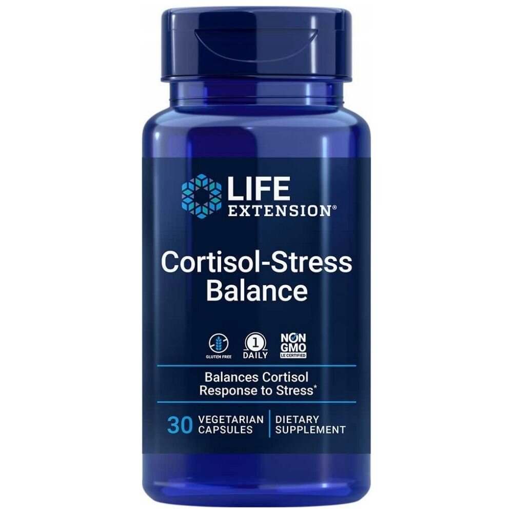 le02312-1-1.jpg Life Extension Cortisol-Stress Balance - 30 kapsułek - obrazek 1