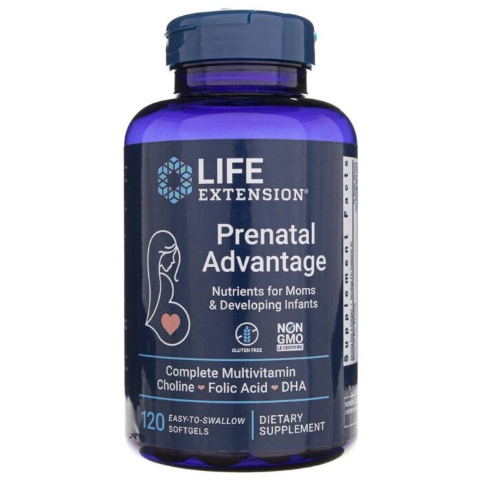 Life Extension Prenatal Advantage - 120 kapsułek - obrazek 1