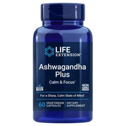 Life Extension Ashwagandha Plus Calm & Focus - 60 kapsułek