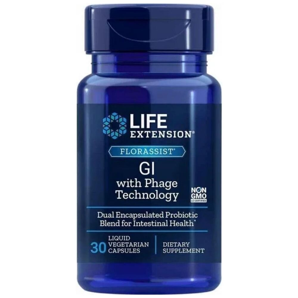 le0310-1-1.jpg Life Extension Florassist® Probiotic GI with Phage Technology - 30 kapsułek - obrazek 1