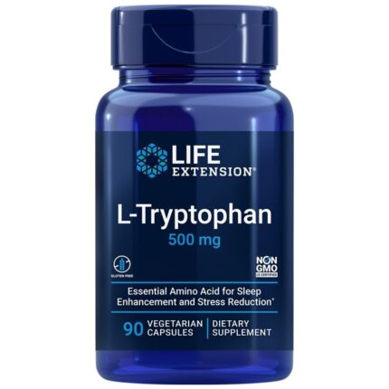 Life Extension L-Tryptofan 500 mg - 90 kapsułek