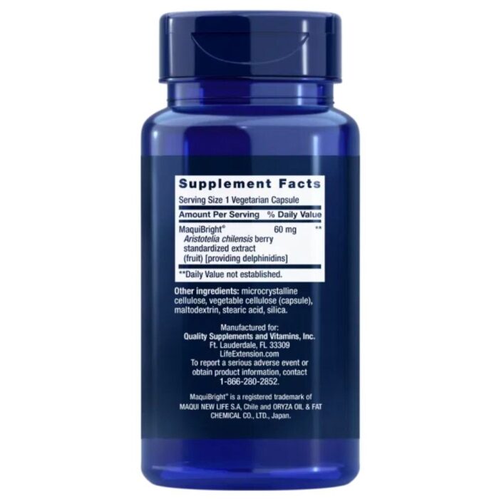 Life Extension Tear Support with MaquiBright®, Ekstrakt z maqui - 30 kapsułek - obrazek 2