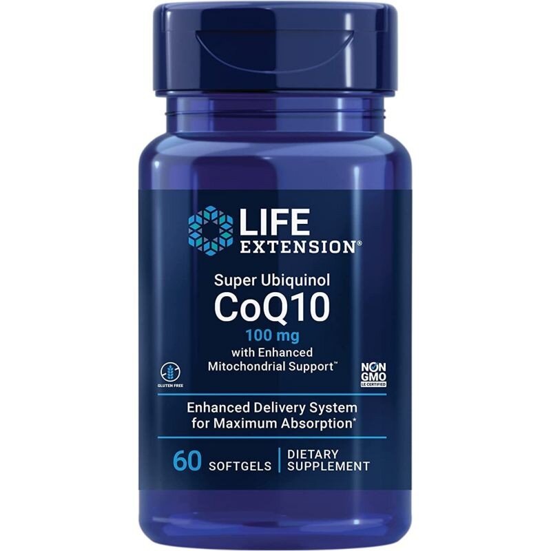 le0710-1-1-1.jpg Life Extension Super Ubiquinol CoQ10 100 mg (Ubichinol) - 60 kapsułek - obrazek 1