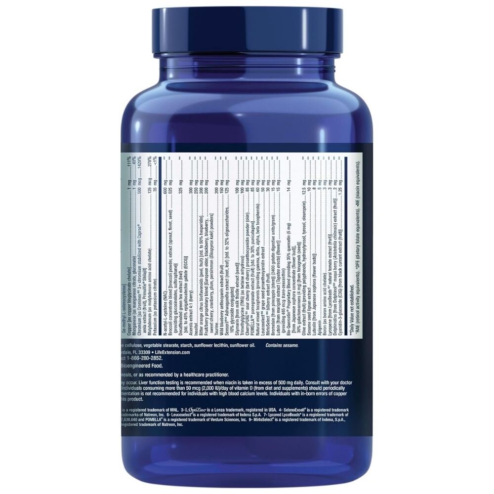 le0910-3-1.jpg Life Extension Mix Capsules, Kompleks witamin, minerałów, warzyw i owoców - 360 kapsułek - obrazek 3