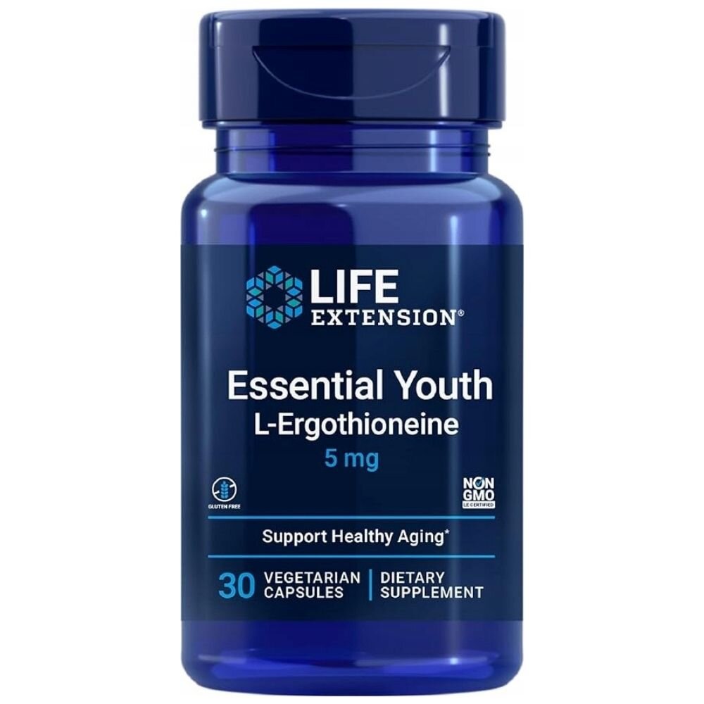 le1550-1-1.jpg Life Extension Essential Youth L-Ergotioneina 5 mg - 30 kapsułek - obrazek 1