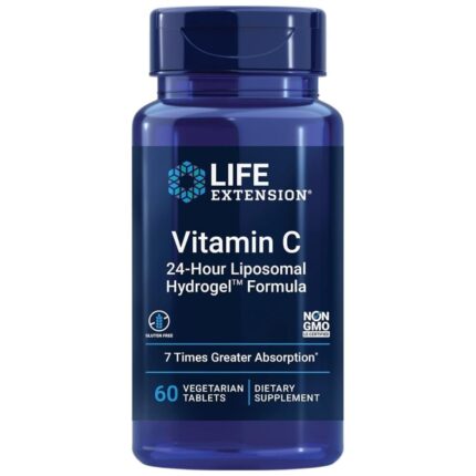 Life Extension Witamina C, 24-godzinna formuła liposomalna - 60 kapsułek