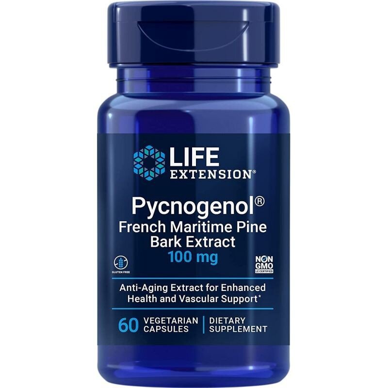 le1637-1-1.jpg Life Extension Pycnogenol - 60 kapsułek - obrazek 1