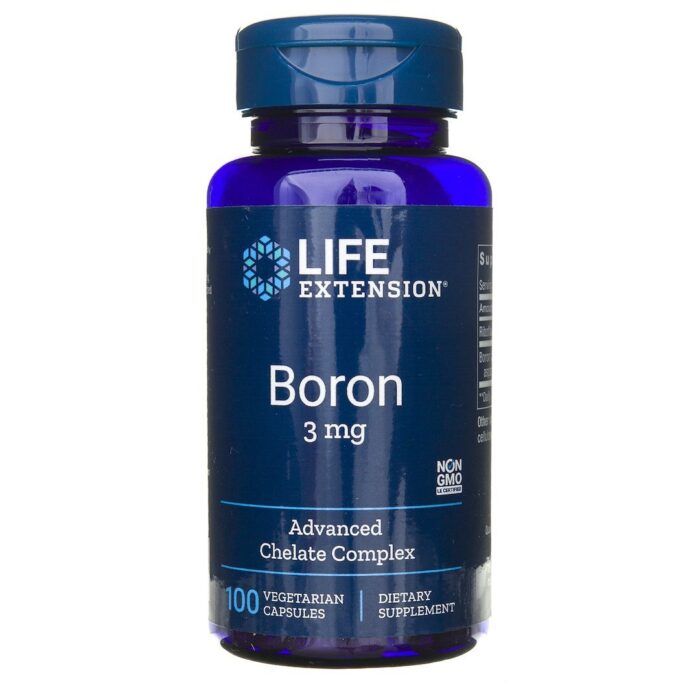 Life Extension Bor 3 mg - 100 kapsułek - obrazek 2