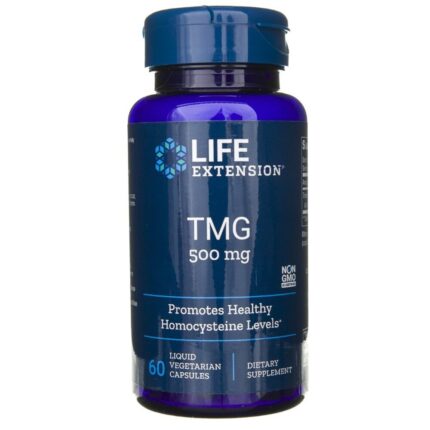 Life Extension TMG (Trimetyloglicyna) 500 mg - 60 kapsułek