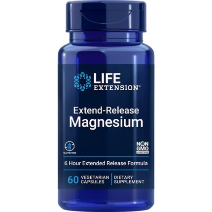 Life Extension Magnez o przedłużonym uwalnianiu 250 mg - 60 kapsułek