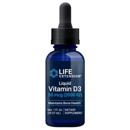 Life Extension Witamina D3 2000 IU w kroplach - 29,57 ml