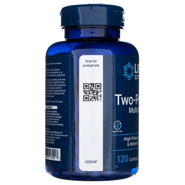 Life Extension Two-Per-Day Capsules (Multiwitamina) - 120 kapsułek - obrazek 4