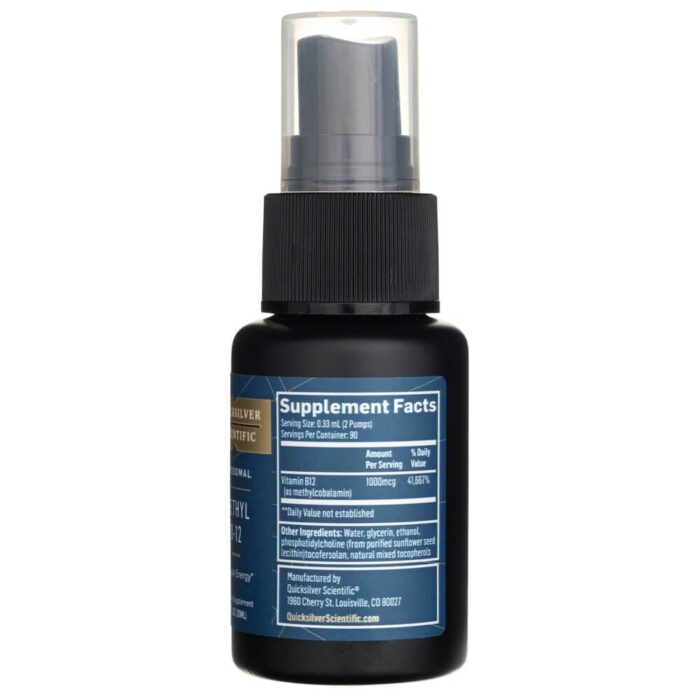 Quicksilver Liposomalna Witamina B12 - 30 ml - obrazek 2