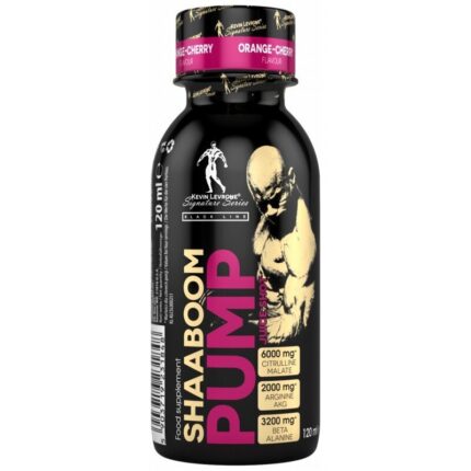 Levrone Shaaboom Pump Juice Shot przedtreningowy pomarańcza-wiśnia - 120 ml