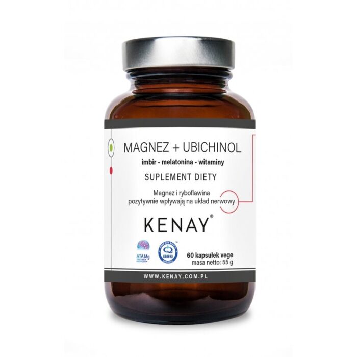 MAGNEZ UBICHINOL IMBIR MELATONINA WITAMINY 60kaps. - obrazek 1
