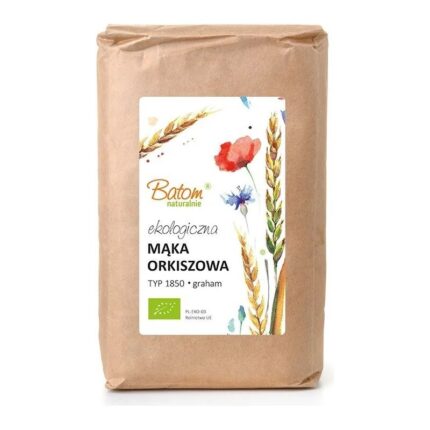 Mąka orkiszowa TYP 1850 graham 1kg BATOM BIO