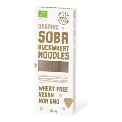 MAKARON (GRYCZANY) NOODLE SOBA BIO 250 g - DIET-FOOD