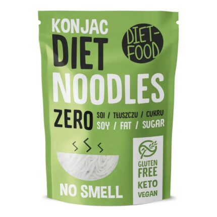 MAKARON (KONJAC) NOODLE BEZGLUTENOWY 270 g (200 g) - DIET-FOOD