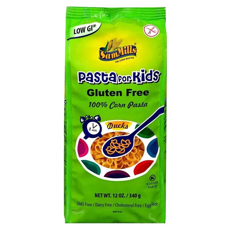 makaron-kukurydziany-bezglutenowy-kaczuszki-300gsammills-2.jpg Makaron kukurydziany spaghetti bezglutenowy 500g SAM MILLS - obrazek 10