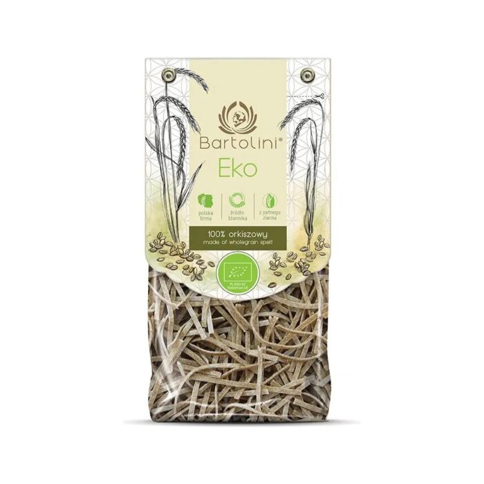 Makaron orkiszowy razowy krajanka średnia 250g BARTOLINI BIO - obrazek 2