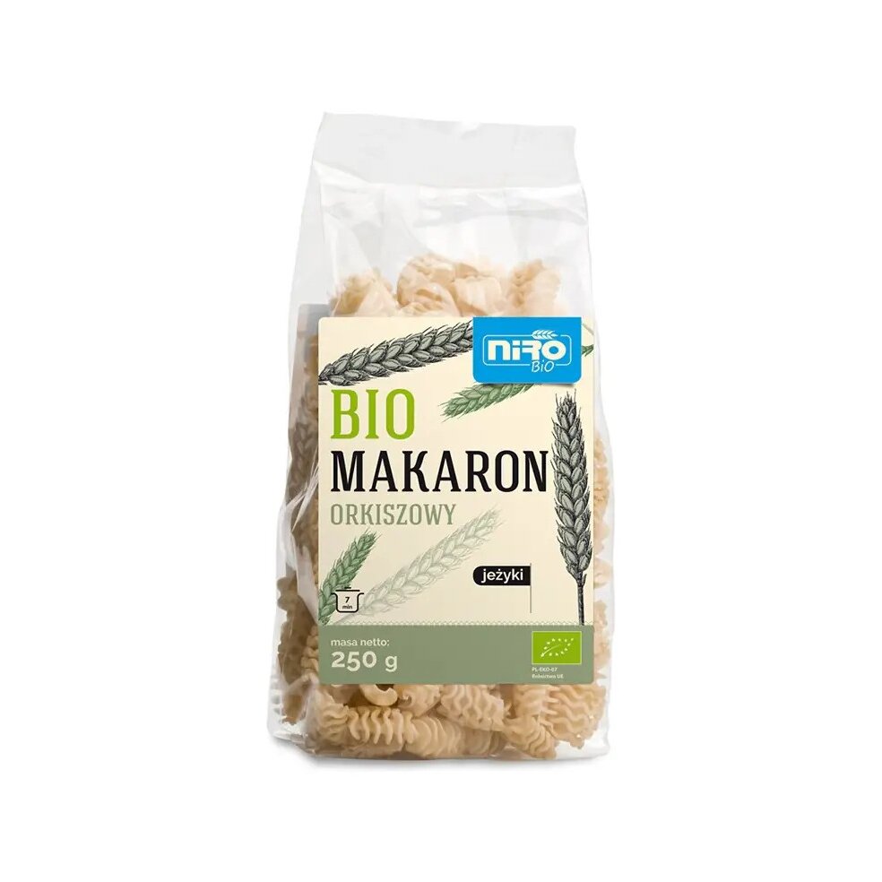 makaron-orkiszowy-jezyki-250gnirobio-1-1.jpg MAKARON (ORKISZOWY Z KURKUMĄ) NITKI ZŁOCISTE BIO 250 g - NIRO - obrazek 51