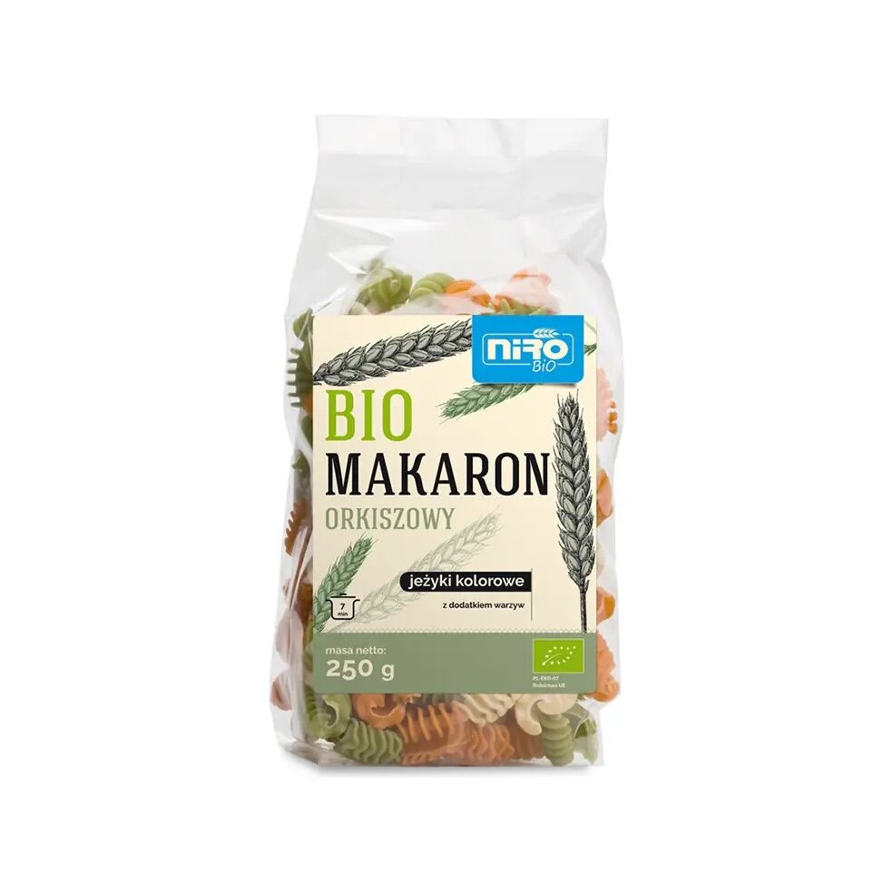 makaron-orkiszowy-jezyki-kolorowe-250gnirobio-1-1.jpg MAKARON (ORKISZOWY Z KURKUMĄ) NITKI ZŁOCISTE BIO 250 g - NIRO - obrazek 47