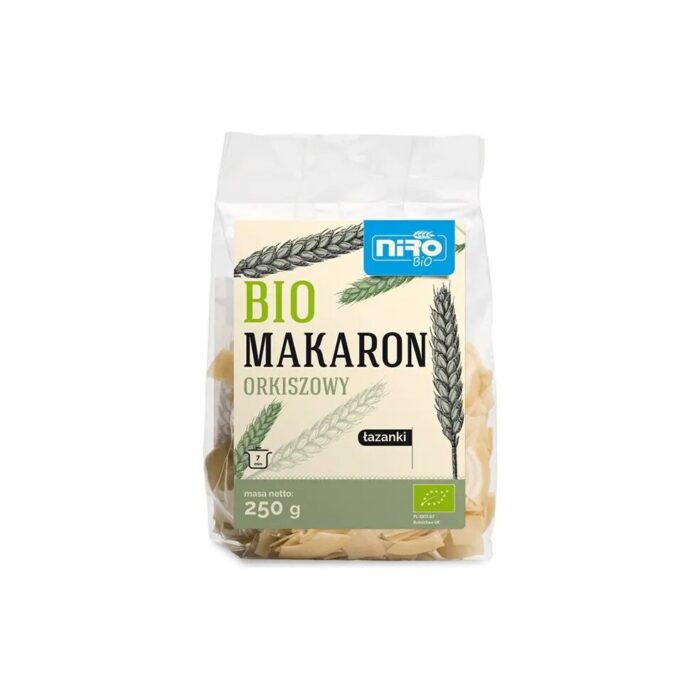 MAKARON (ORKISZOWY Z KURKUMĄ) NITKI ZŁOCISTE BIO 250 g - NIRO - obrazek 11