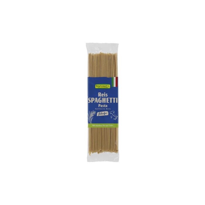MAKARON (RYŻOWY RAZOWY) SPAGHETTI BEZGLUTENOWY BIO 250 g - RAPUNZEL - obrazek 2