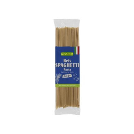 MAKARON (RYŻOWY RAZOWY) SPAGHETTI BEZGLUTENOWY BIO 250 g - RAPUNZEL