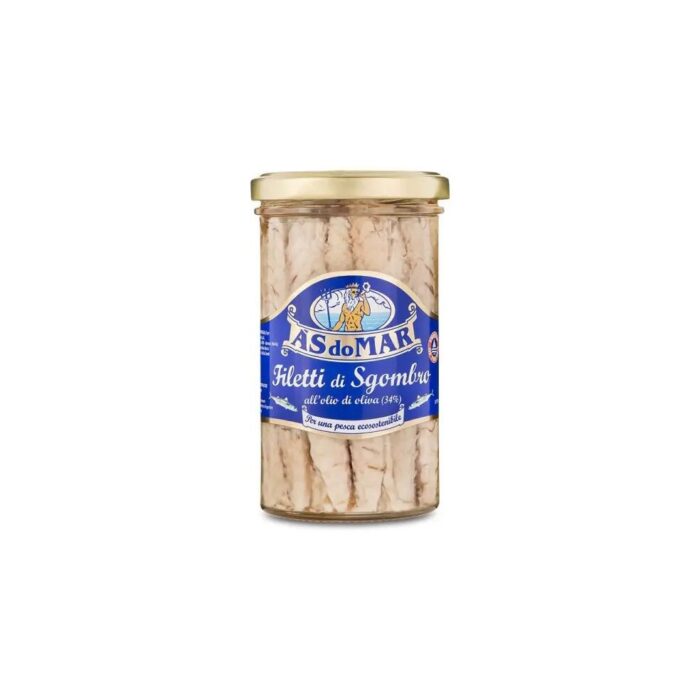 Makrela filety w oliwie słoik 150g ÀS DO MAR - obrazek 2