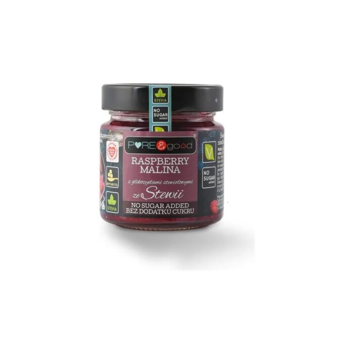 Dżem malinowy bez dodatku cukru 200g PURE&GOOD - obrazek 2