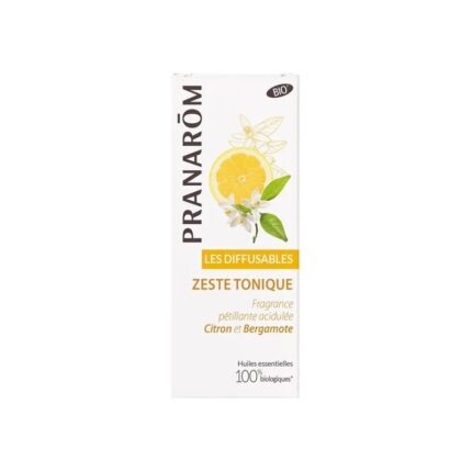 Mieszanka olejków eterycznych ZESTE TONIQUE do dyfuzora 30ml PRANARÔM EKO