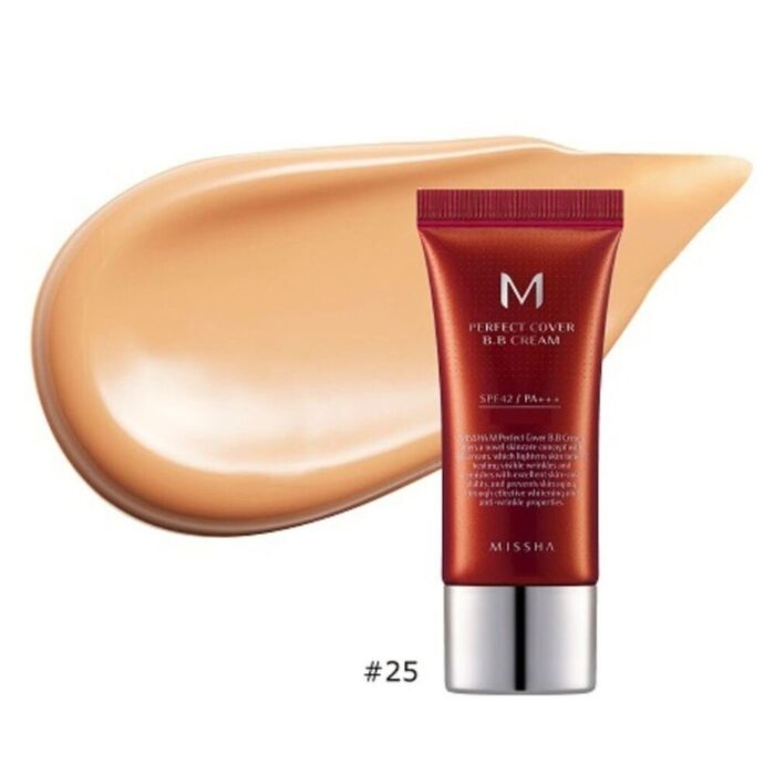 Missha M Perfect Cover Krem BB odcień Warm Beige No 25 KOR - 20 ml - obrazek 1