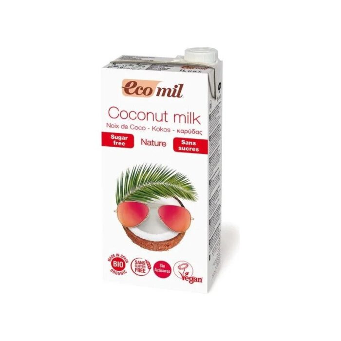 Napój kokosowy bez cukru 1l ECOMIL BIO - obrazek 1