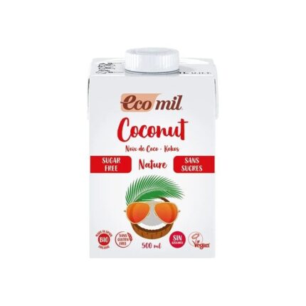 Napój kokosowy bez cukru 500ml ECOMIL BIO