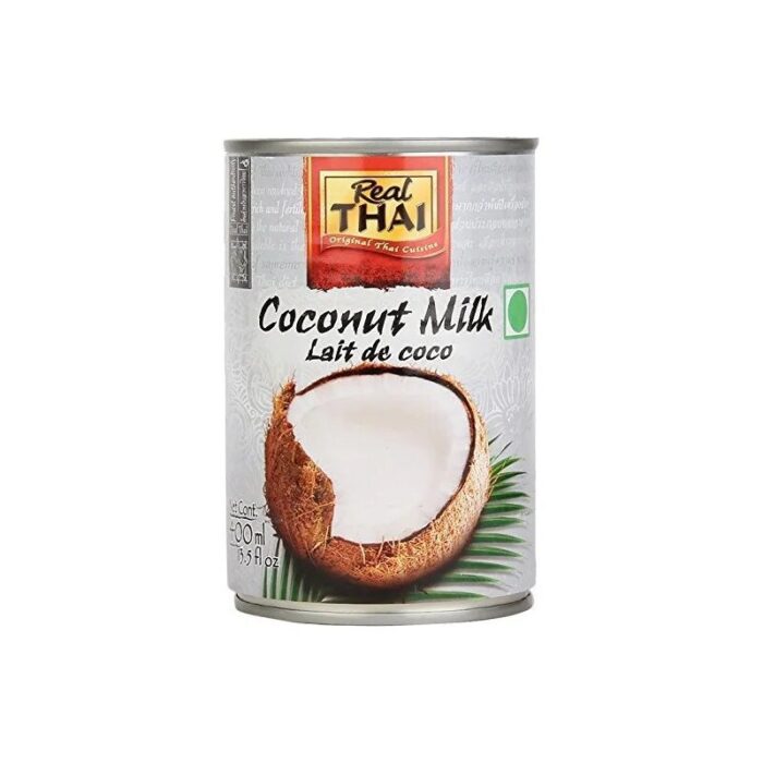 Mleczko kokosowe light puszka 400ml REAL THAI - obrazek 1