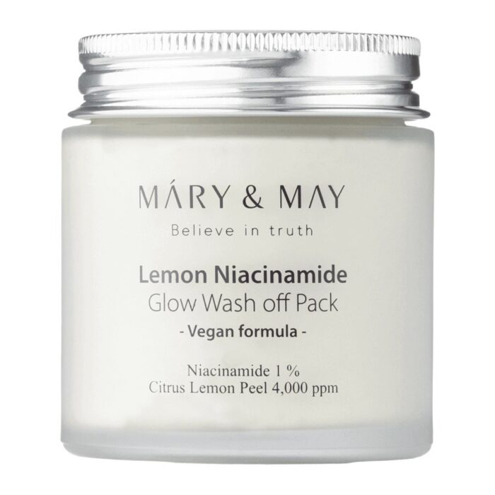 Mary&May Maska glinkowa rozjaśniająca Lemon Niacinamide Glow - 125 g - obrazek 1