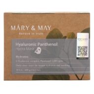Mary&May Nawilżające maseczki Hyaluronic Panthenol Hydra Mask - 30 sztuk - obrazek 3