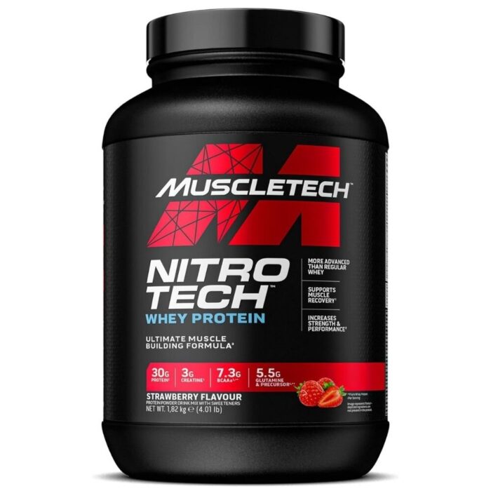 Nitro-Tech, Strawberry - 1820 grams - obrazek 2