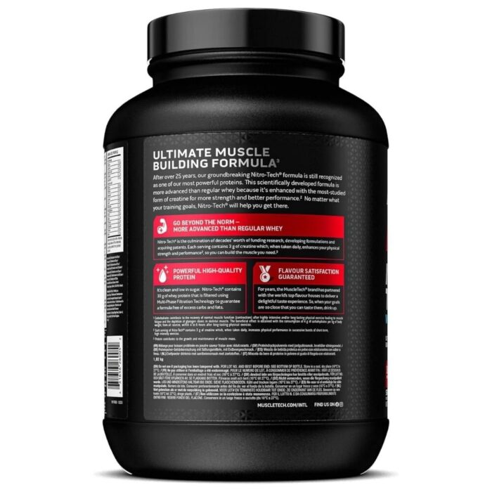 Nitro-Tech, Strawberry - 1820 grams - obrazek 3