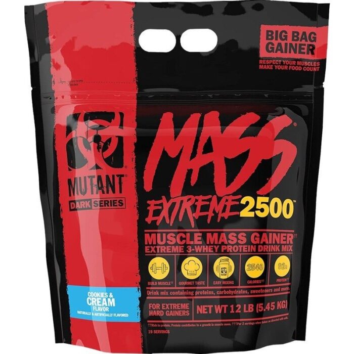 PVL Mutant Mass Extreme 2500 Gainer, ciastko z kremem - 5450 g - obrazek 1