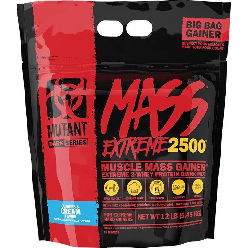 mutant030-1-1.jpg PVL Mutant Mass Extreme 2500 Gainer, ciastko z kremem - 5450 g - obrazek 1
