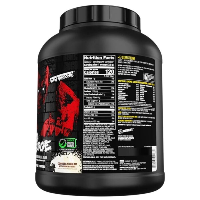 Mutant Iso Surge, Odżywka białkowa, ciasteczka z kremem - 2270 g - obrazek 2