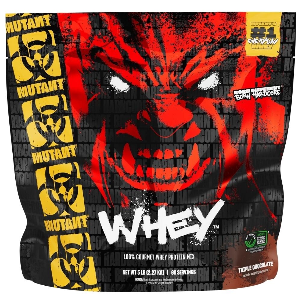 mutant210-1-1-1.jpg Mutant Whey, Odżywka białkowa, potrójna czekolada - 2270 g - obrazek 1