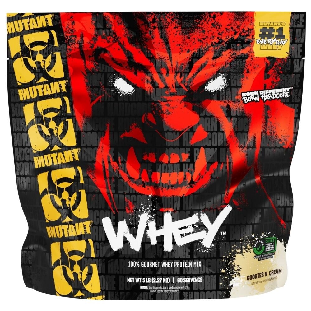 mutant234-1-1.jpg Mutant Whey, Odżywka białkowa, ciasteczko z kremem - 2270 g - obrazek 1