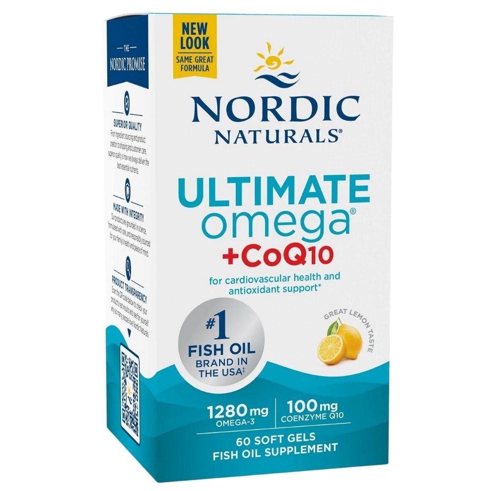 nn0170-1-1.jpg Nordic Naturals Ultimate Omega + Coq10, cytryna - 120 kapsułek - obrazek 1