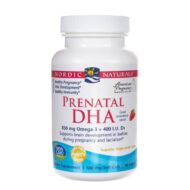 Nordic Naturals Prenatal DHA 830 mg smak truskawkowy - 90 kapsułek - obrazek 2