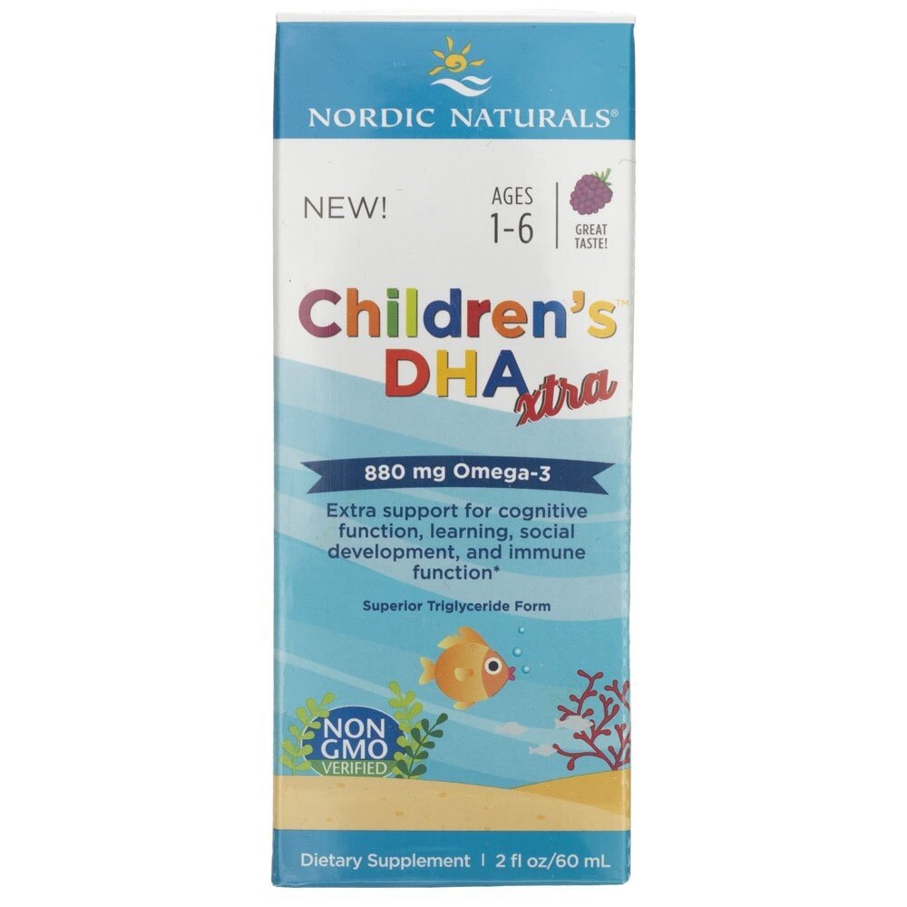 nn027253-3-1.jpg Nordic Naturals Children's DHA XTRA o smaku jagodowym - 60 ml - obrazek 3